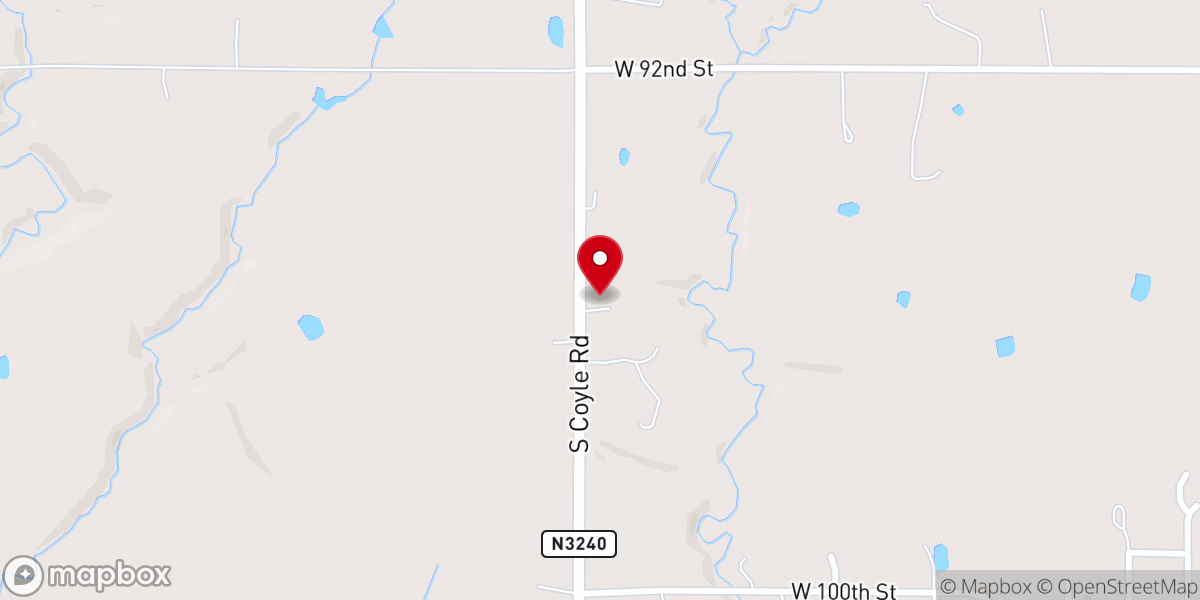 Map showing location of Trinity Community Church