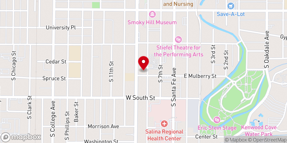 Map showing location of Peter's Rock Ministries