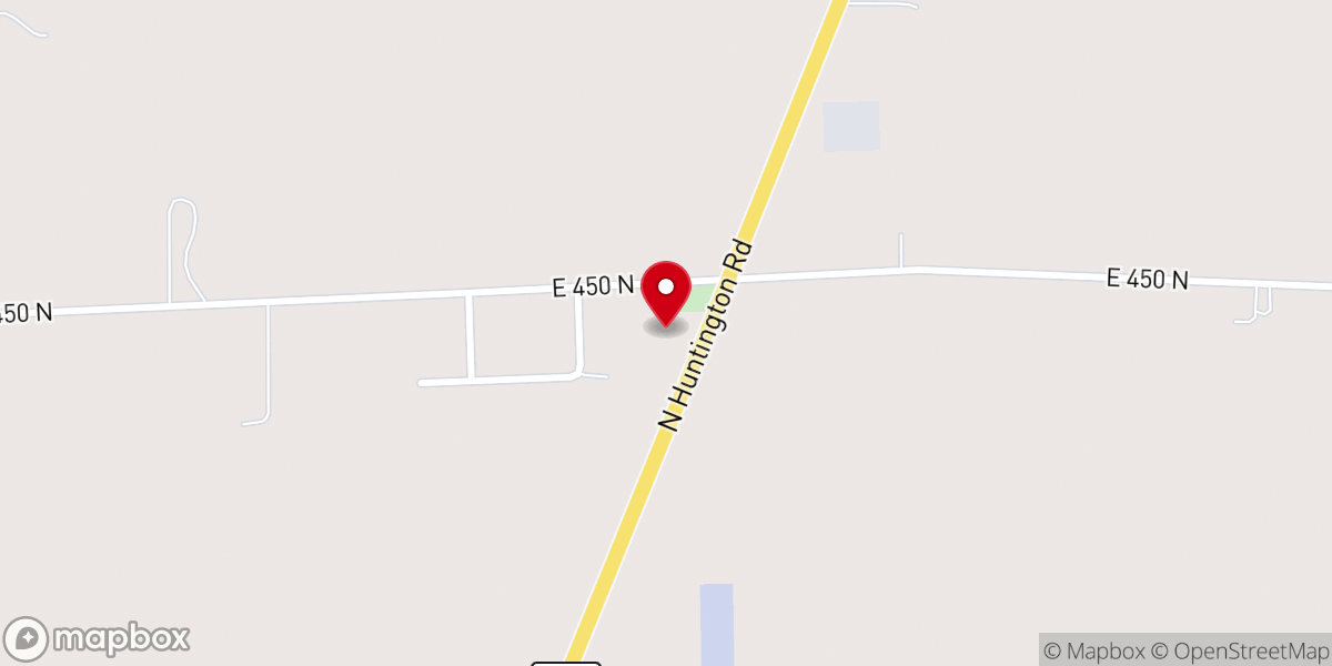 Map showing location of Morris Chapel