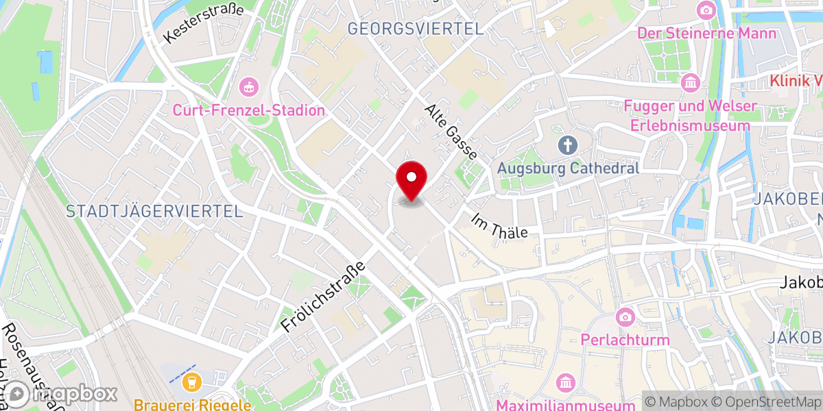 Map showing location of Katholische Heilig-Kreuz- Kirche