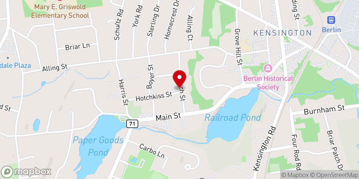 Map showing location of The New Room Parish