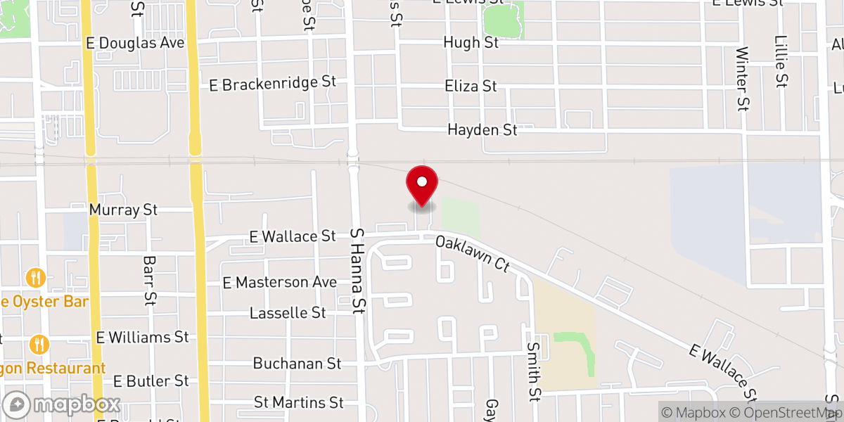 Map showing location of True Love Missionary Baptist Church