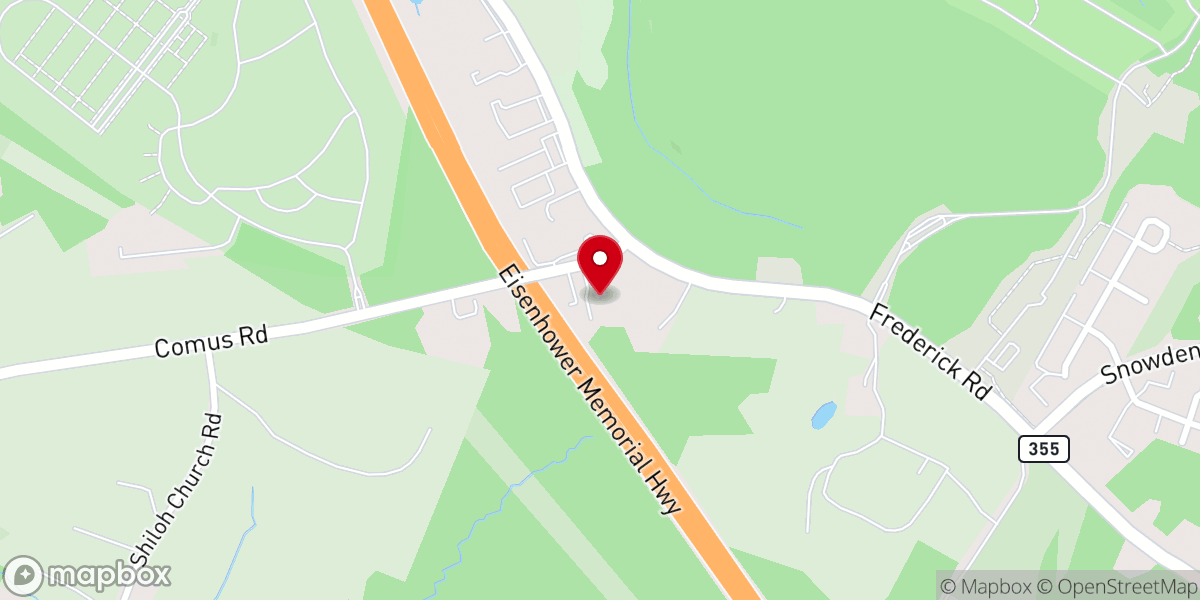 Map showing location of Clarksburg Seventh-day Adventist Church
