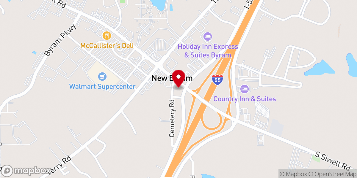 Map showing location of Marl Grove Church of Christ Holiness