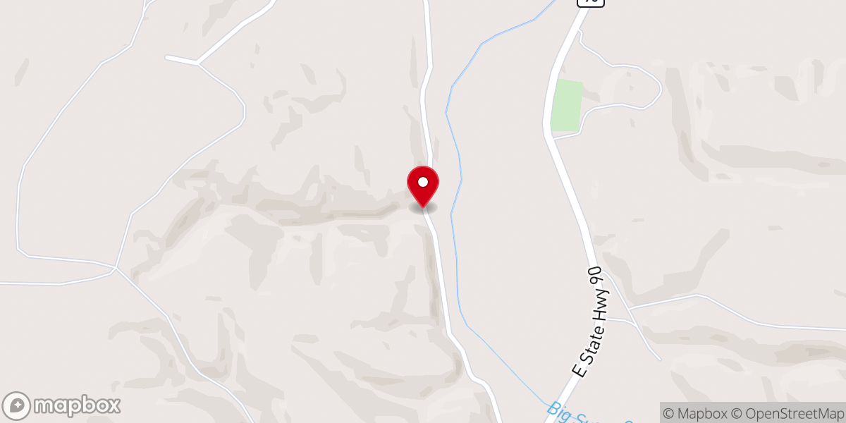 Map showing location of Rockford Grange at Bear Hollow Ranch