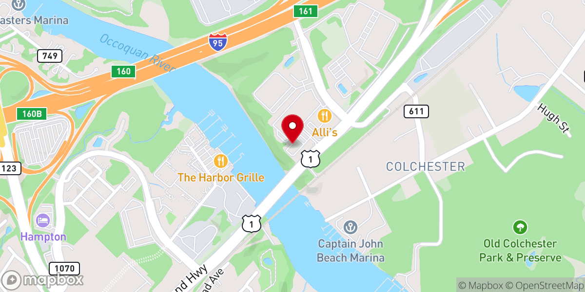 Map showing location of Winners Chapel International/ Virginia Worship Centre