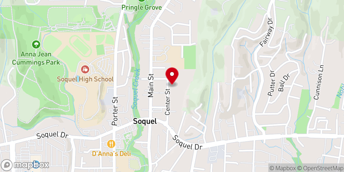 Map showing location of Christian Science Church