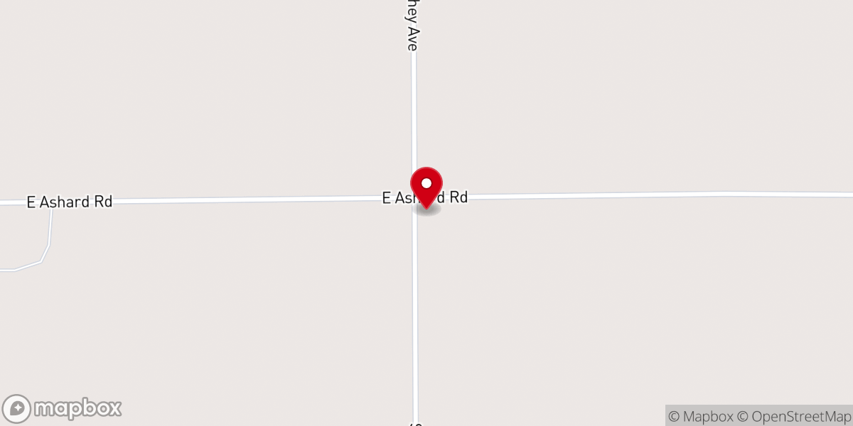 Map showing location of Arthur Center Church of God