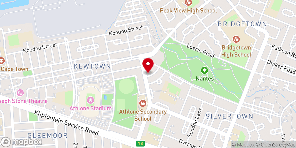 Map showing location of St George's The Martyr Anglican Church