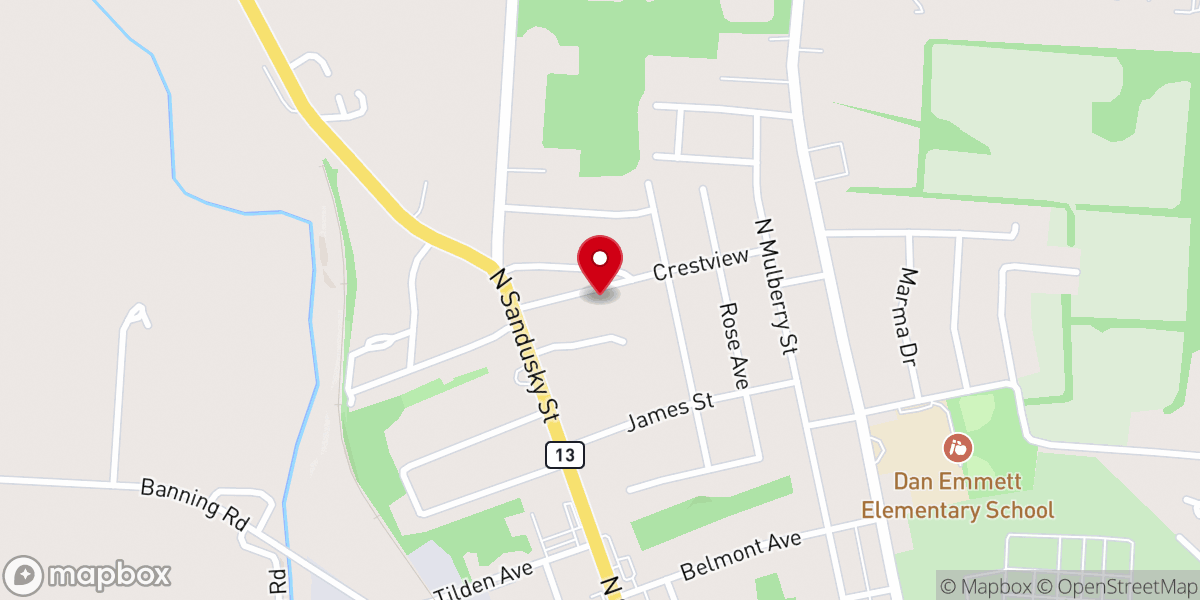 Map showing location of Devore Delmar