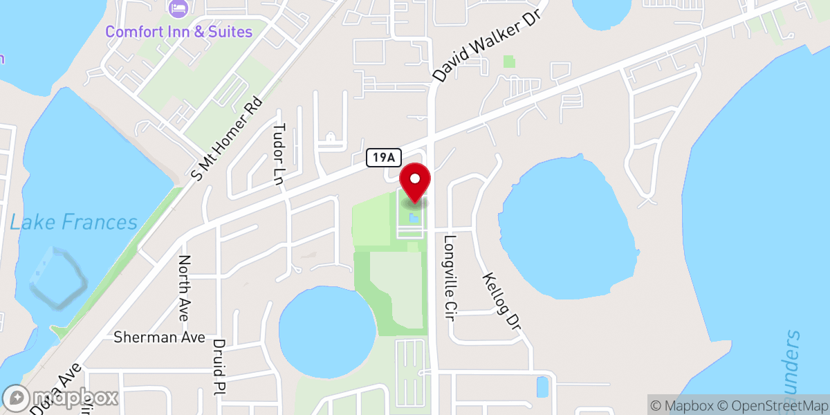 Map showing location of Golden Triangle YMCA Family Center