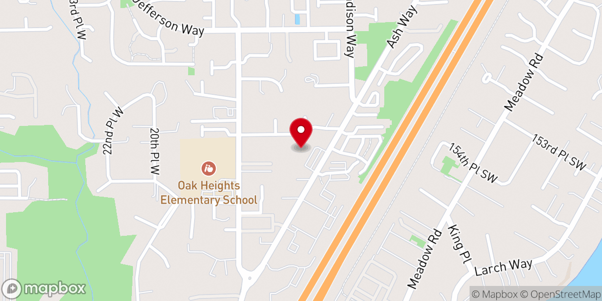 Map showing location of Bethany Church
