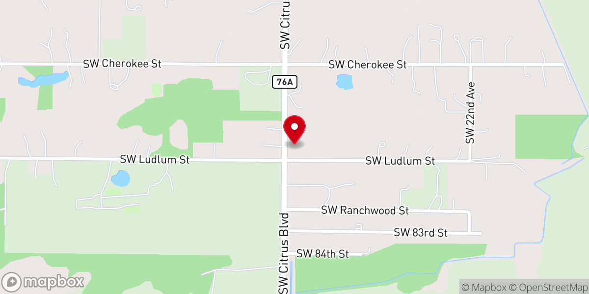 Map showing location of New Beginnings Community Church