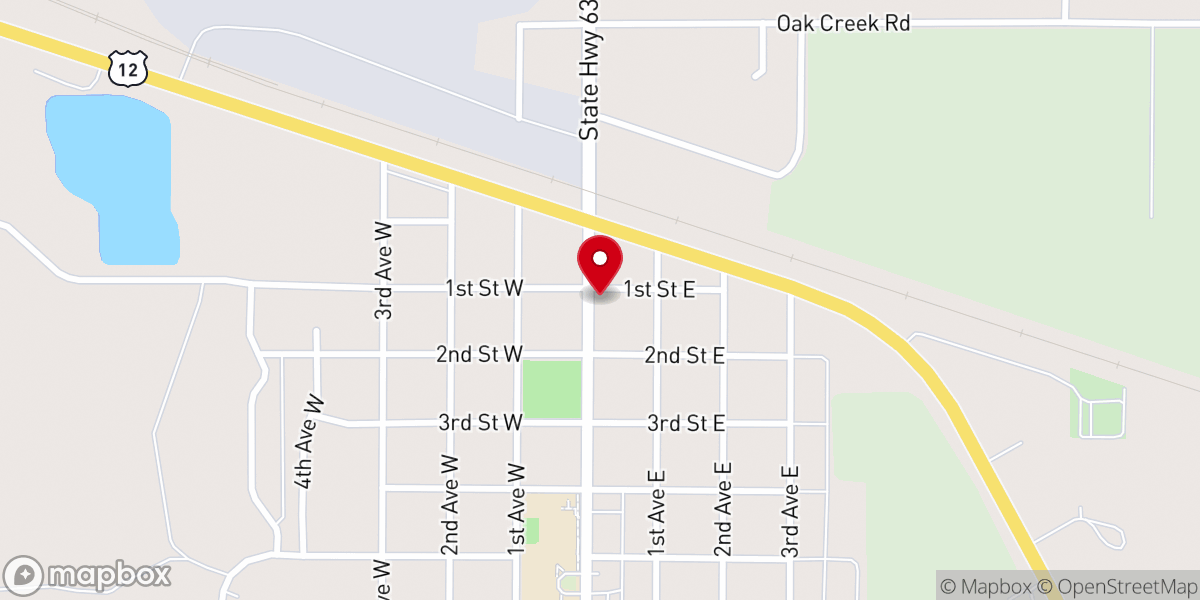 Map showing location of St. Paul's Episcopal Church