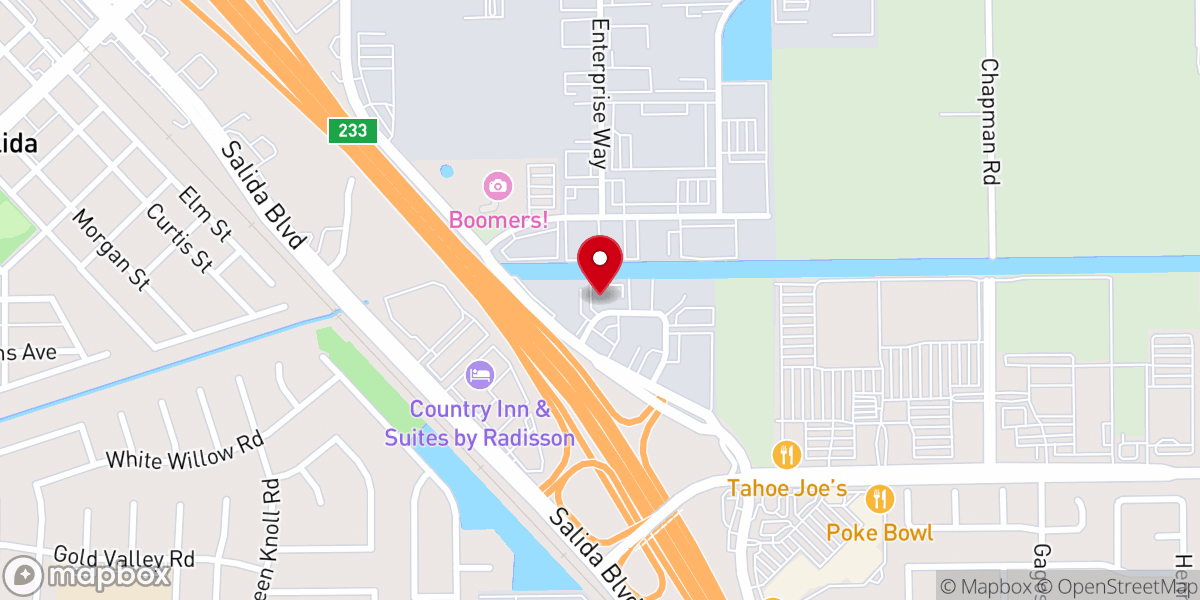 Map showing location of The Lords church of central valley