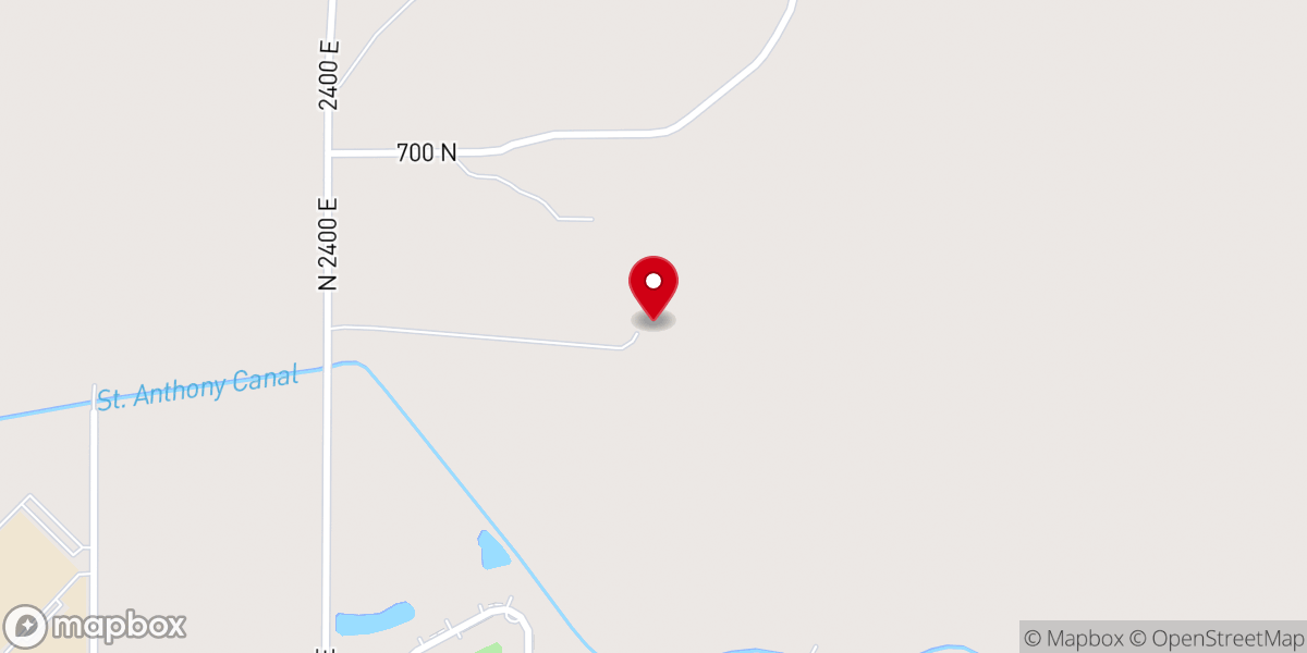 Map showing location of Weddings at Three Peaks Lodge