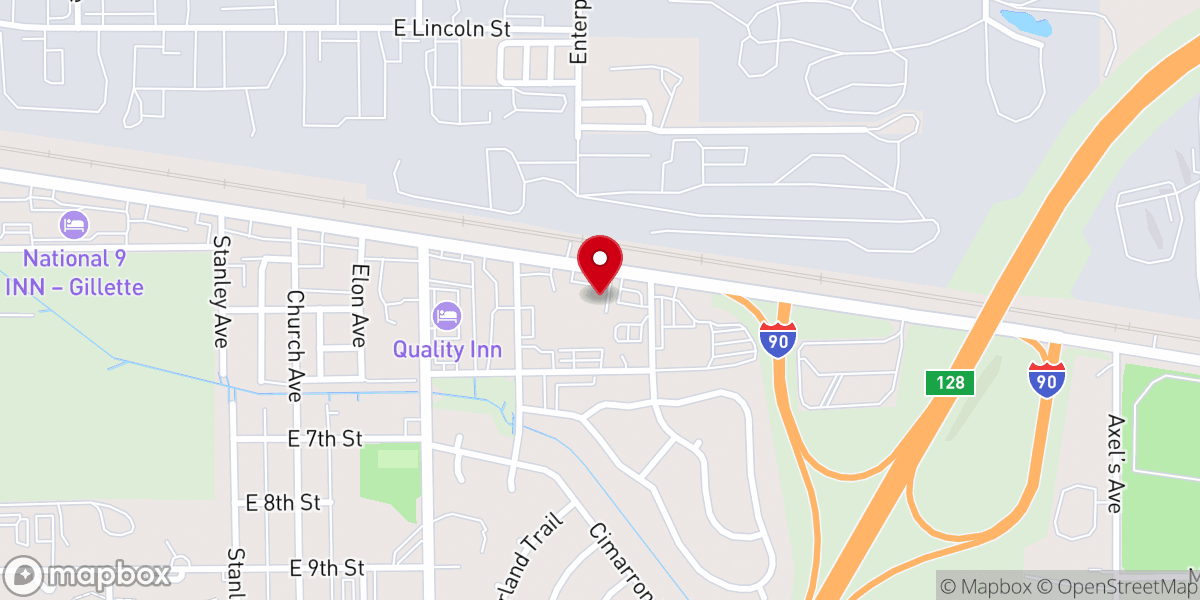Map showing location of Abundant Life United Pentecostal Church