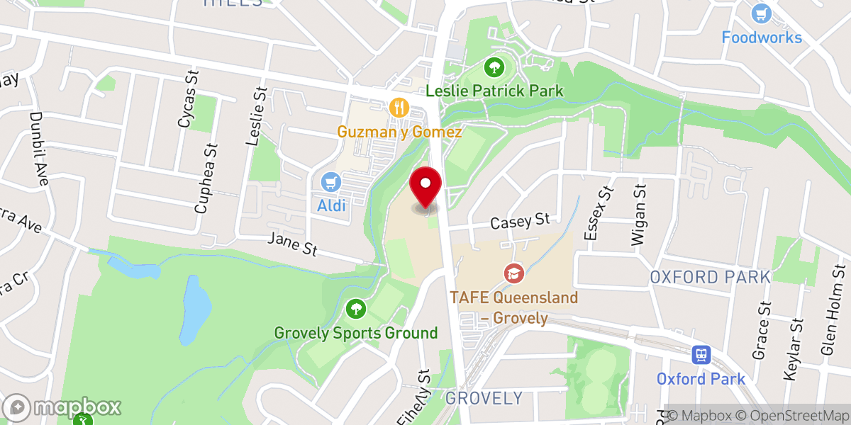 Map showing location of Hope City Church Brisbane