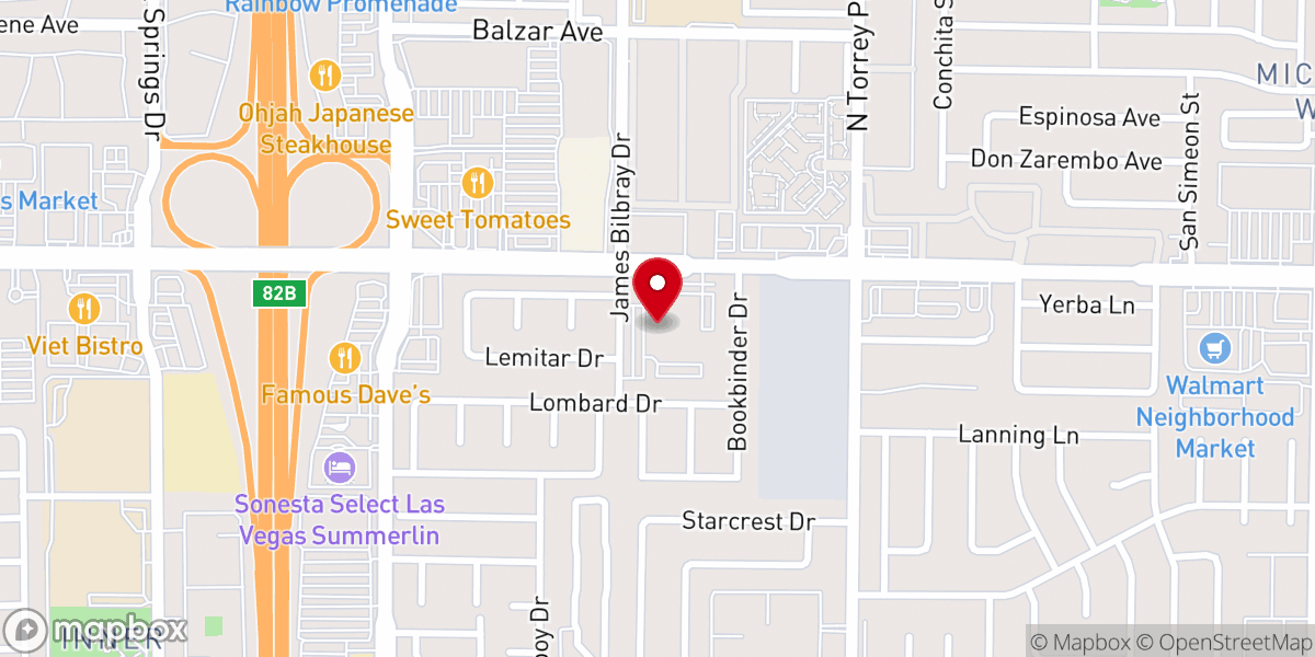 Map showing location of Liberty Baptist Church