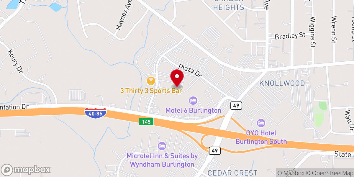 Map showing location of Integrity Church