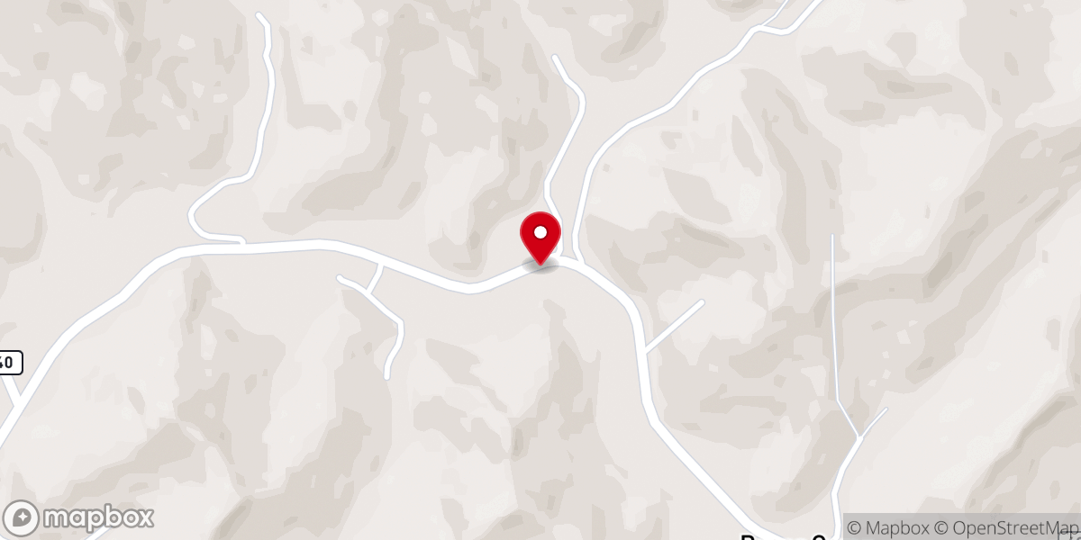 Map showing location of Family Pizza