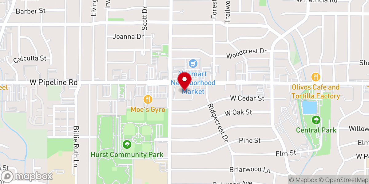 Map showing location of St Philip Presbyterian Church
