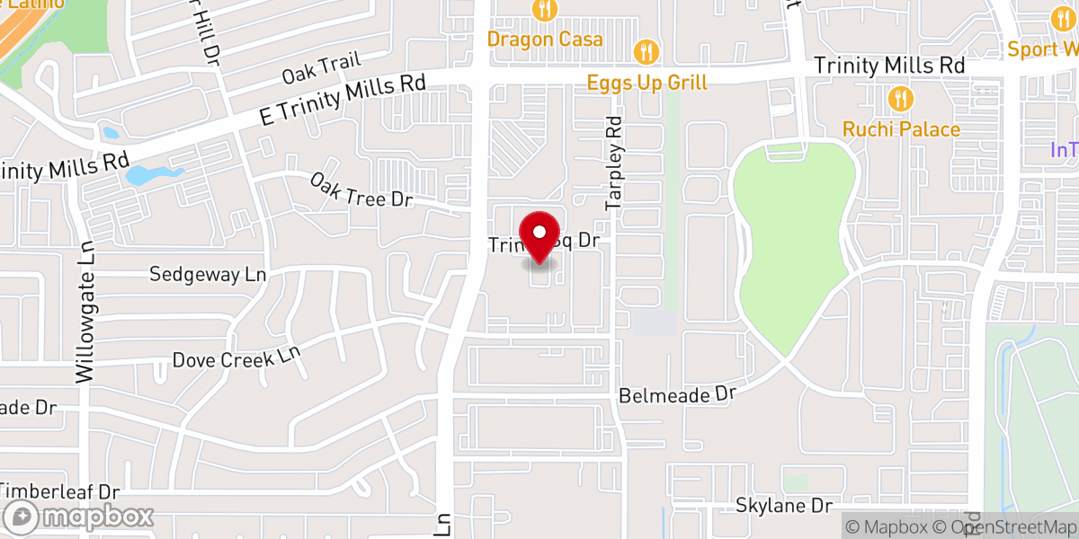 Map showing location of The Heart Church