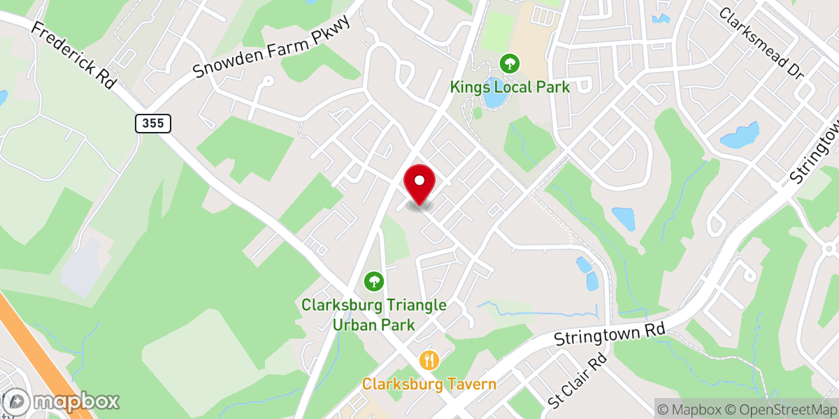 Map showing location of Ebenezer Chapel Park