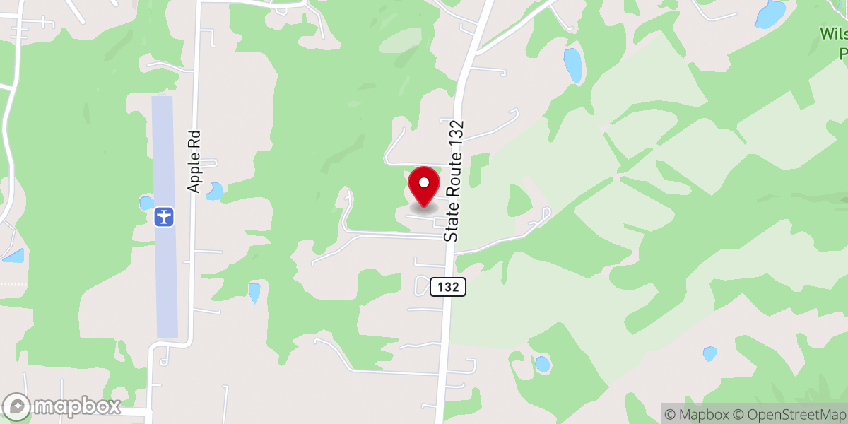 Map showing location of Calvary Freewill