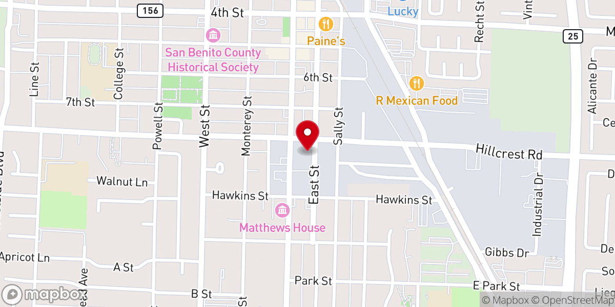 Map showing location of Iglesia de Cristo Camino de Santidad