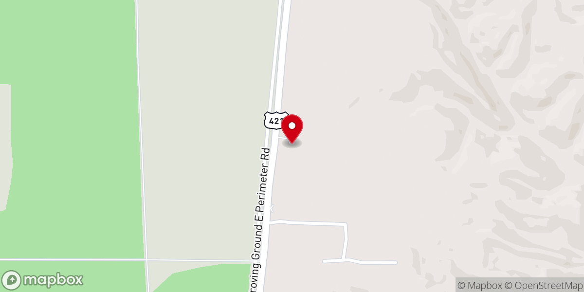 Map showing location of Liberty Christian Church