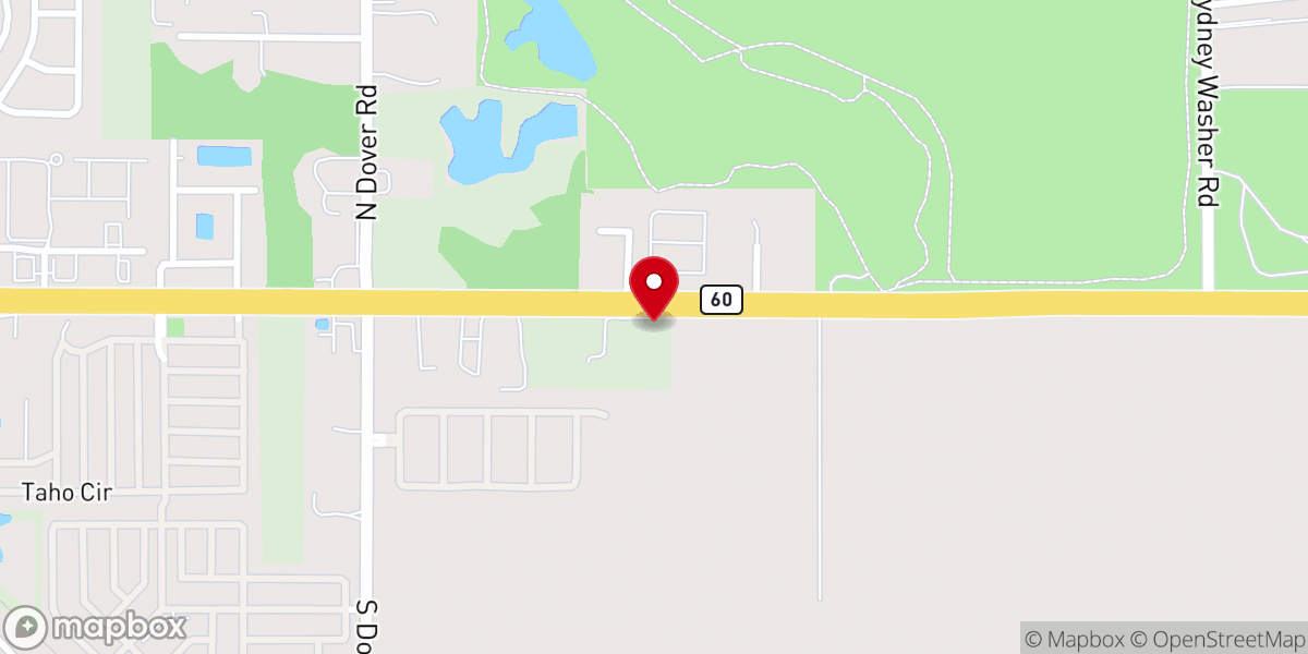 Map showing location of Berry Barn