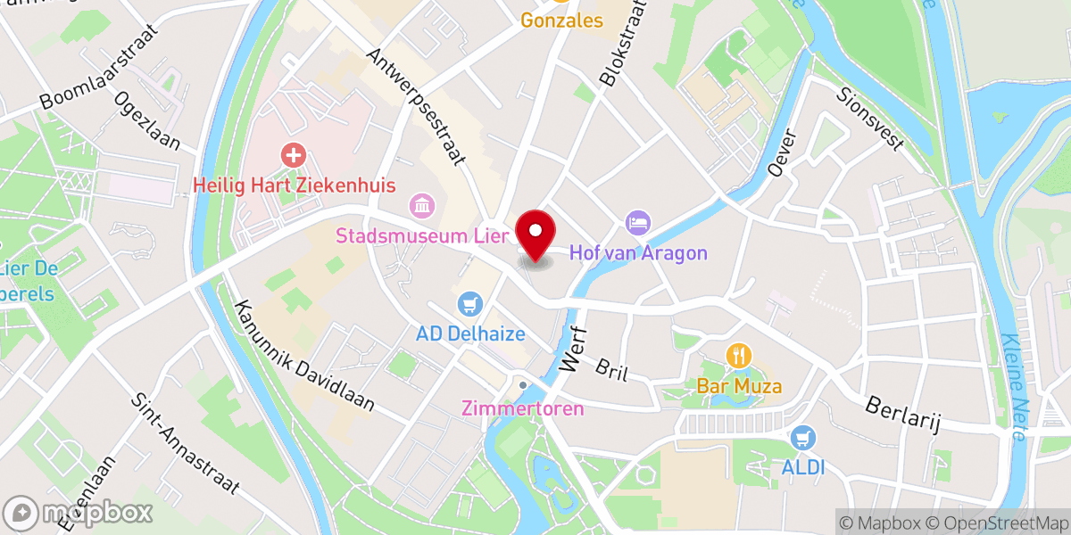 Map showing location of Sint-Jacobskapel
