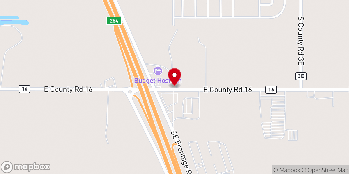 Map showing location of Johnson's Corner Chapel