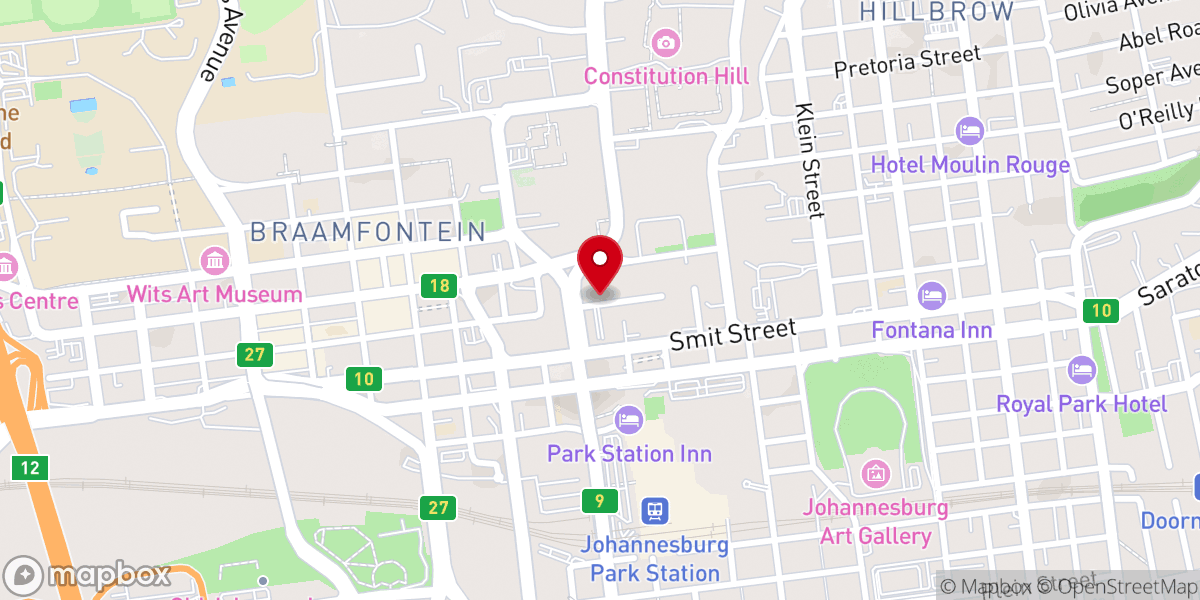 Map showing location of Good News Community Church