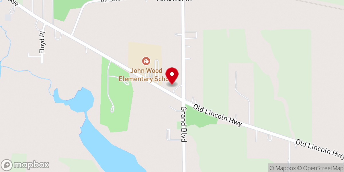 Map showing location of Christian Assembly Church