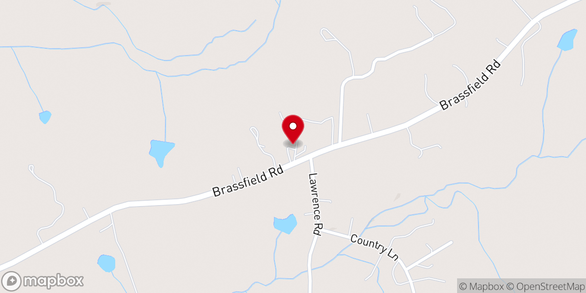 Map showing location of Cedar Grove Acres