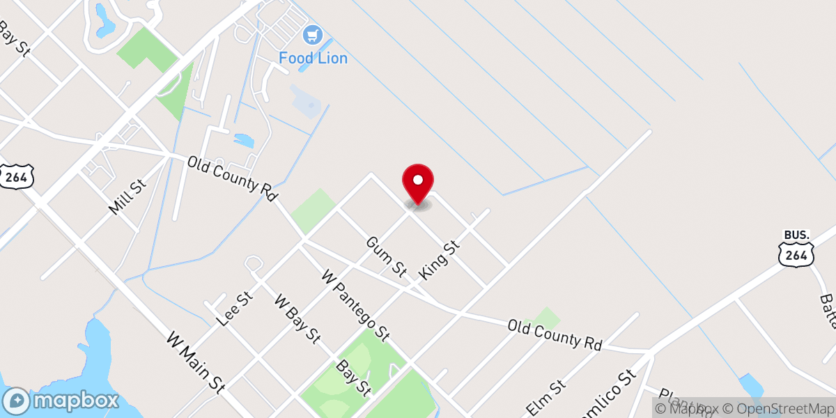 Map showing location of Saint Dorcas Food Pantry - Food Distribution Center