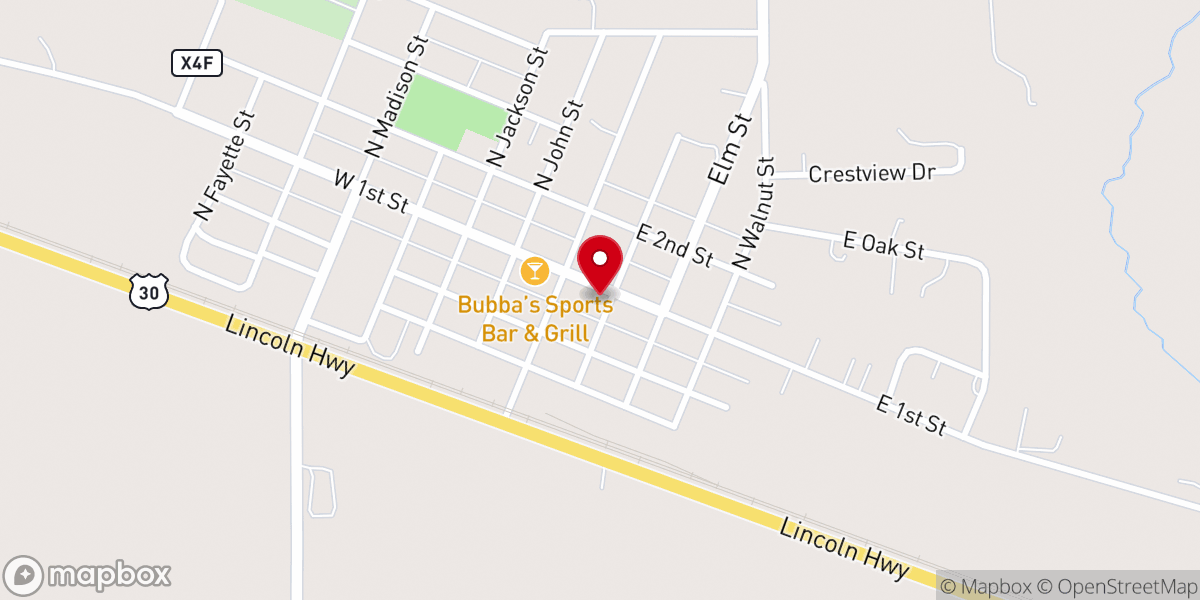 Map showing location of Community Christian Church