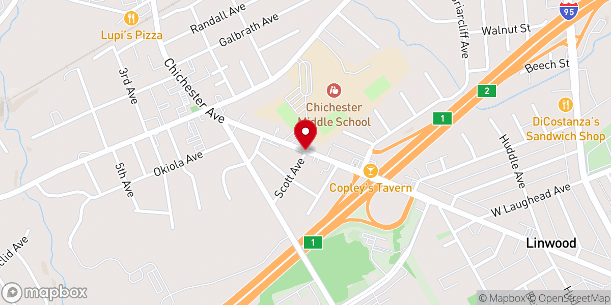 Map showing location of Church of the Overcomer Inc