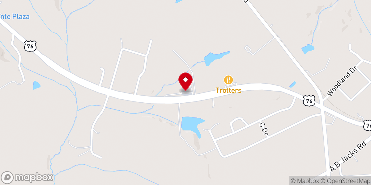 Map showing location of Impact Church