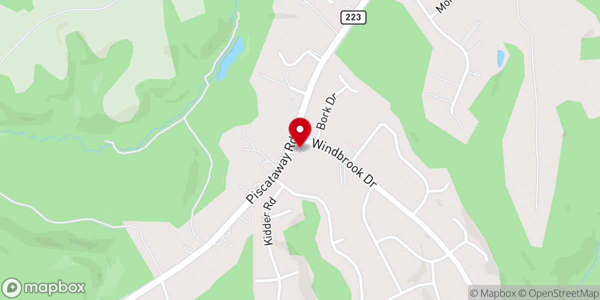 Map showing location of Berean Baptist Church