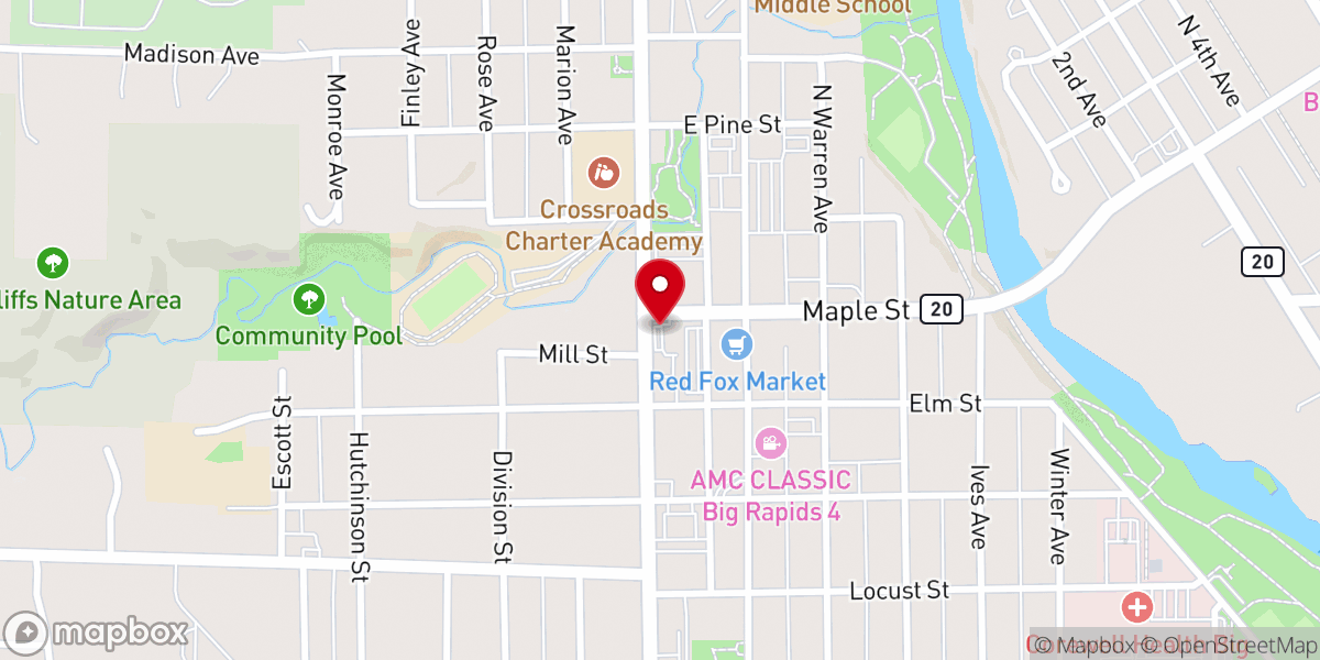 Map showing location of Redeemer Lutheran Church Prsng