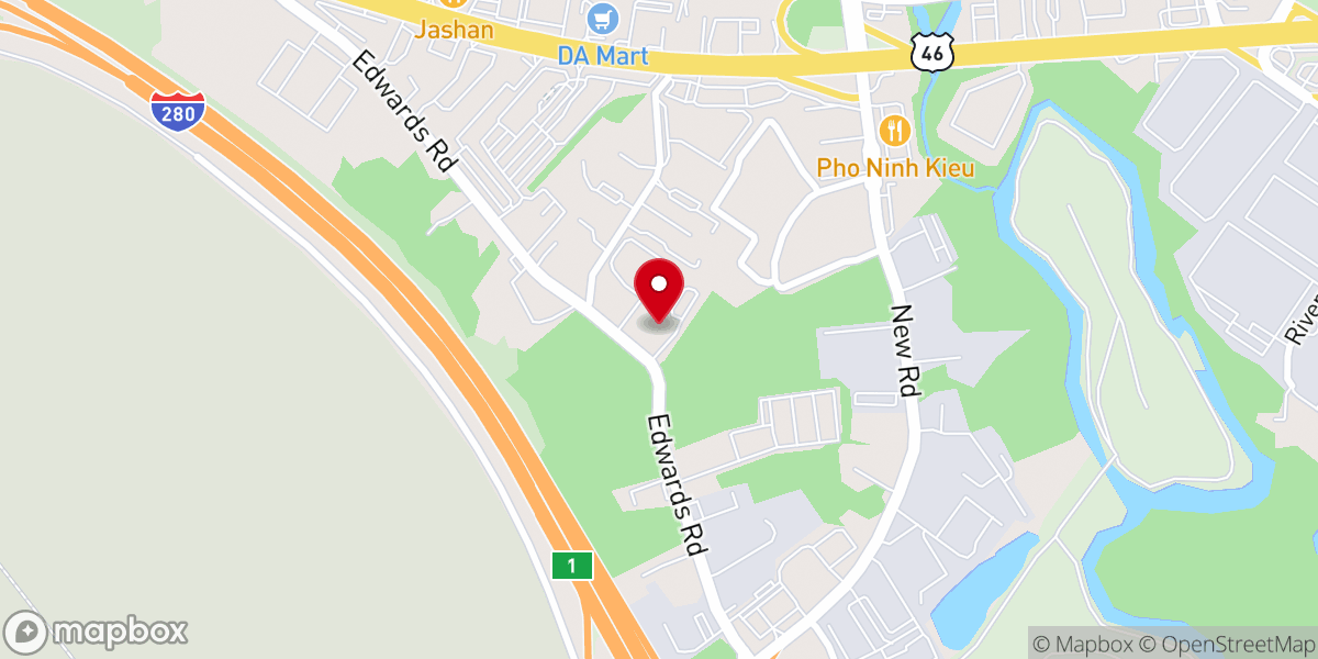 Map showing location of New Apostolic Church