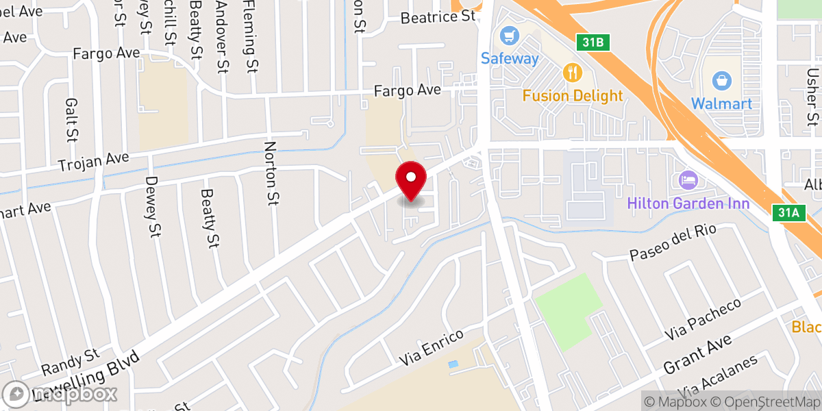 Map showing location of Formosan United Methodist Church