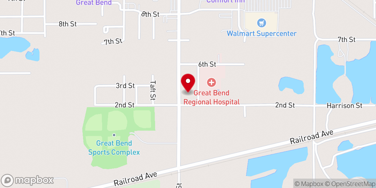 Map showing location of Grace Community Church