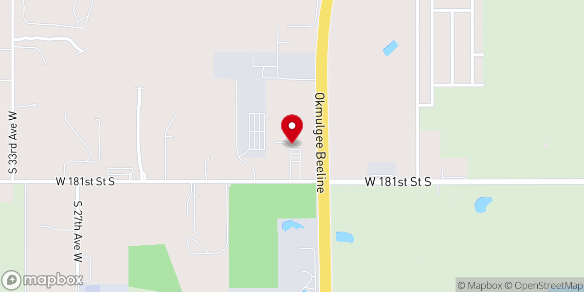 Map showing location of Triumph Worship Center - Food Distribution Center