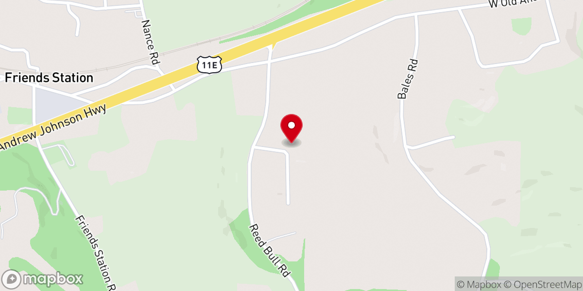 Map showing location of Cedar Grove United Methodist Church