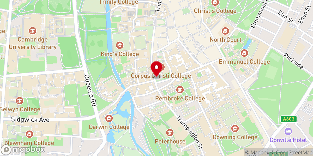 Map showing location of St Botolph's Church
