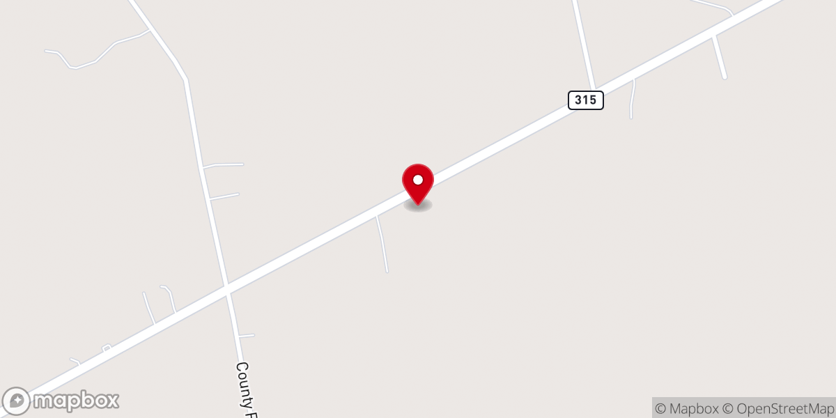 Map showing location of Pleasant Grove Missionary Baptist Church
